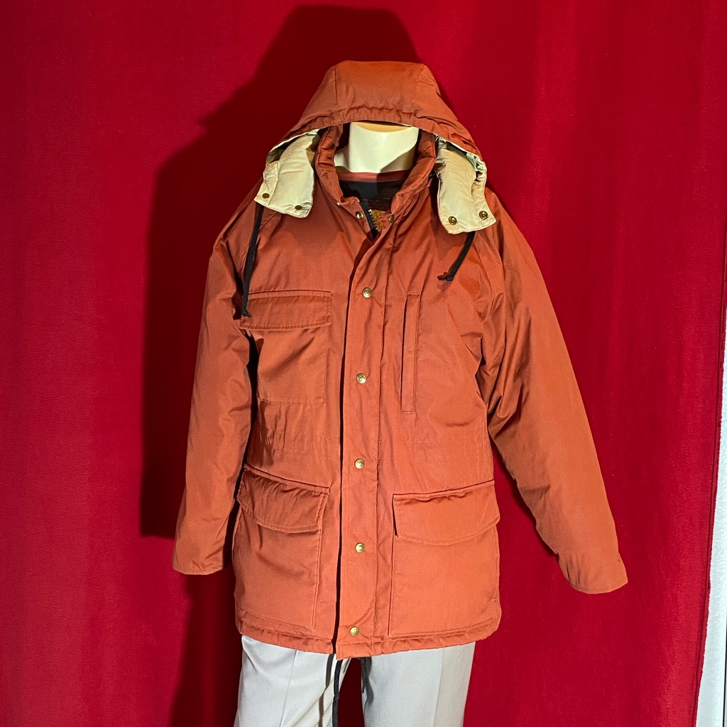 Eddie Bauer New Men's Brown Puffer Hoodie Jacket, Size L